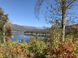 Fontana Lake view